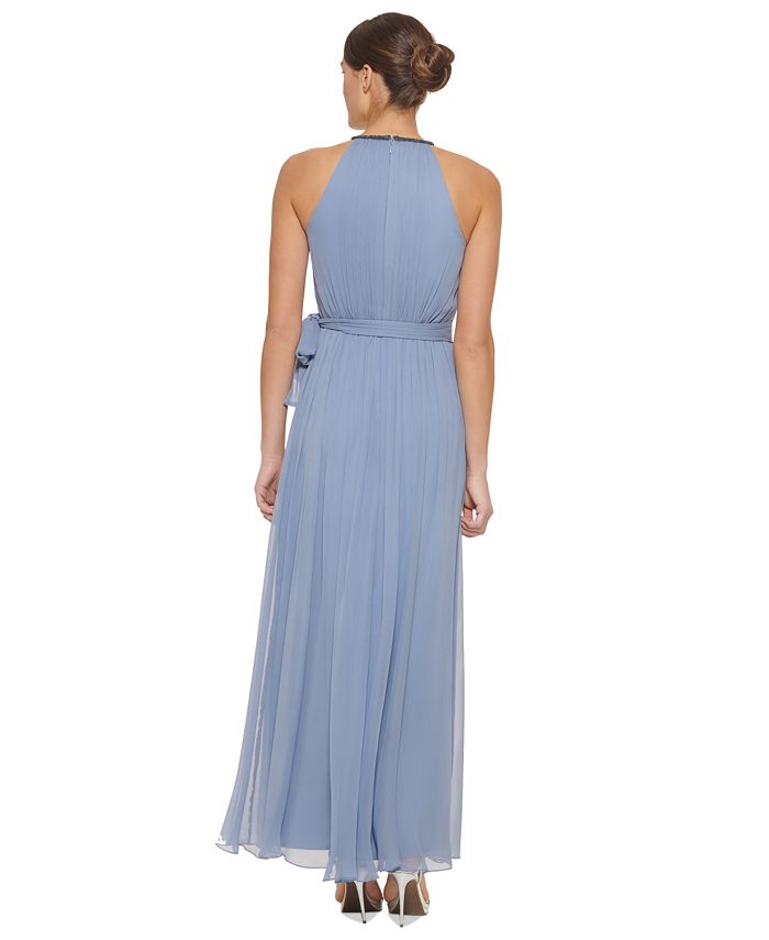 DKNY Embellished Halter Gown - Macy's