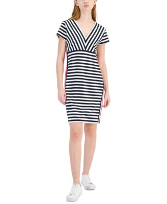 Tommy Hilfiger - Women's Striped A-Line Dress