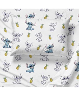 Saturday Park Disney Lilo & Stitch Watercolor Vibes 100% Organic Cotton  Queen Bed Set