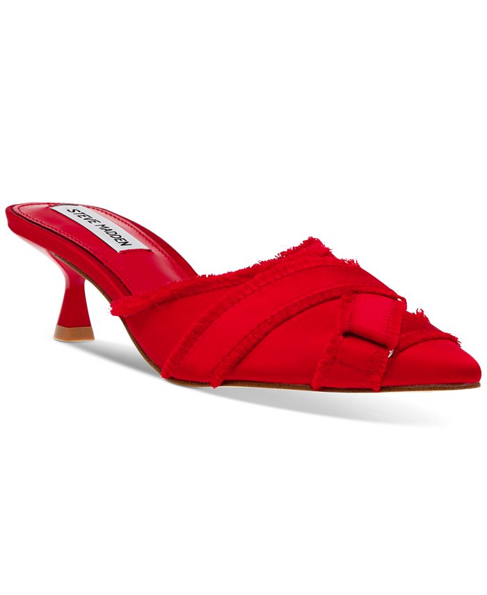 Red top heels macys