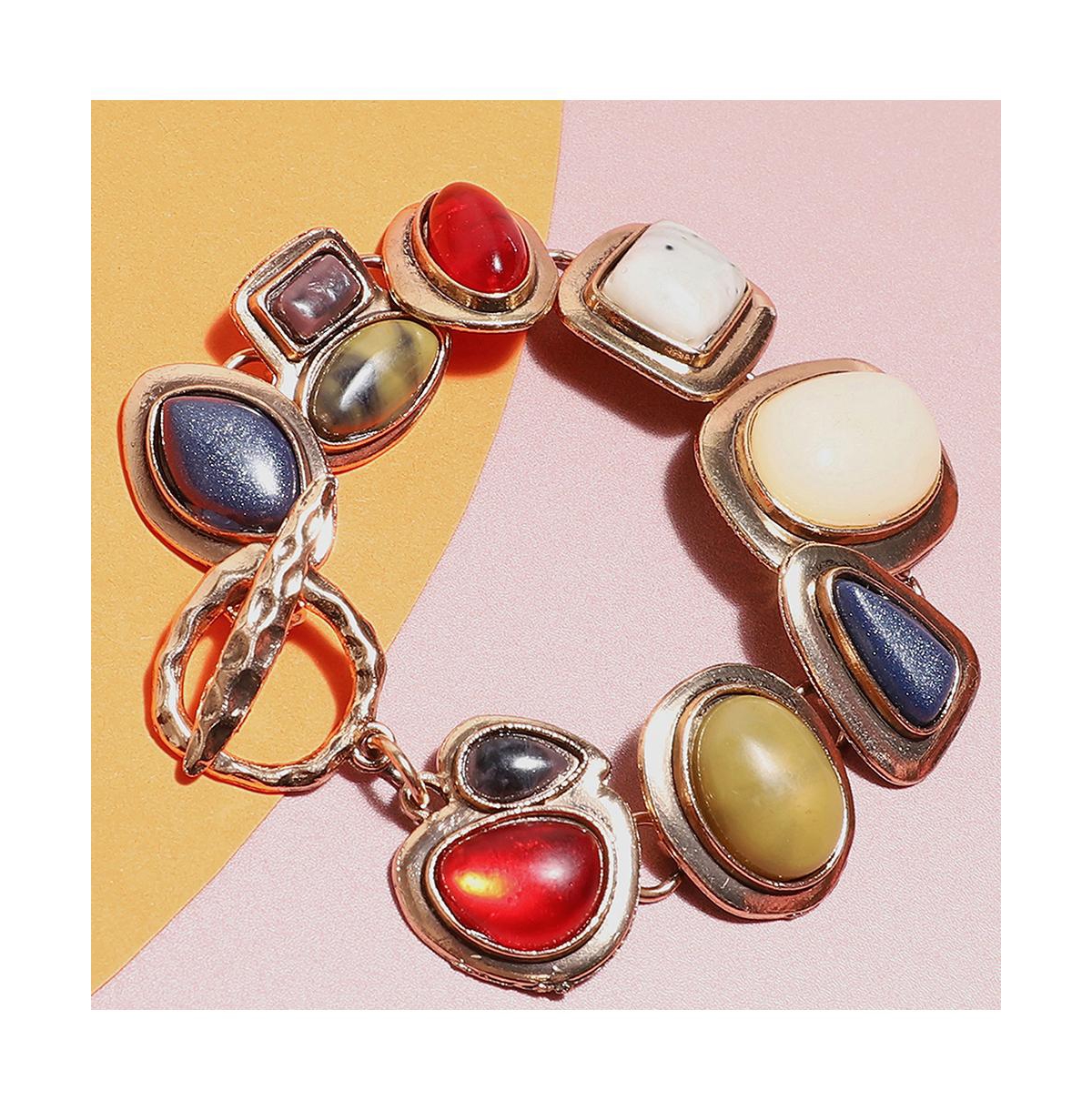 Sohi Women'sMaxi Stone Bracelet - Multicolor