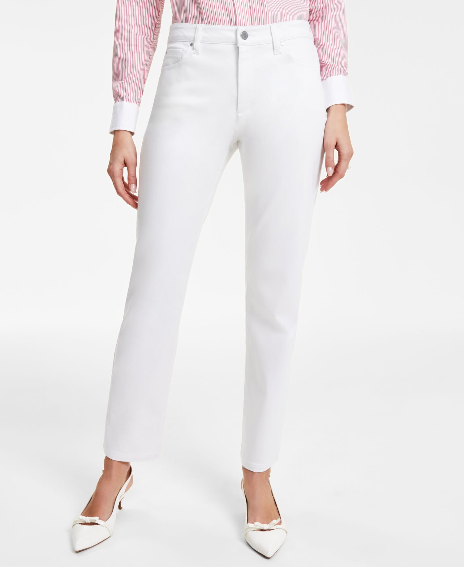 Women's Lexington Mid Rise Straight Leg Denim Jeans