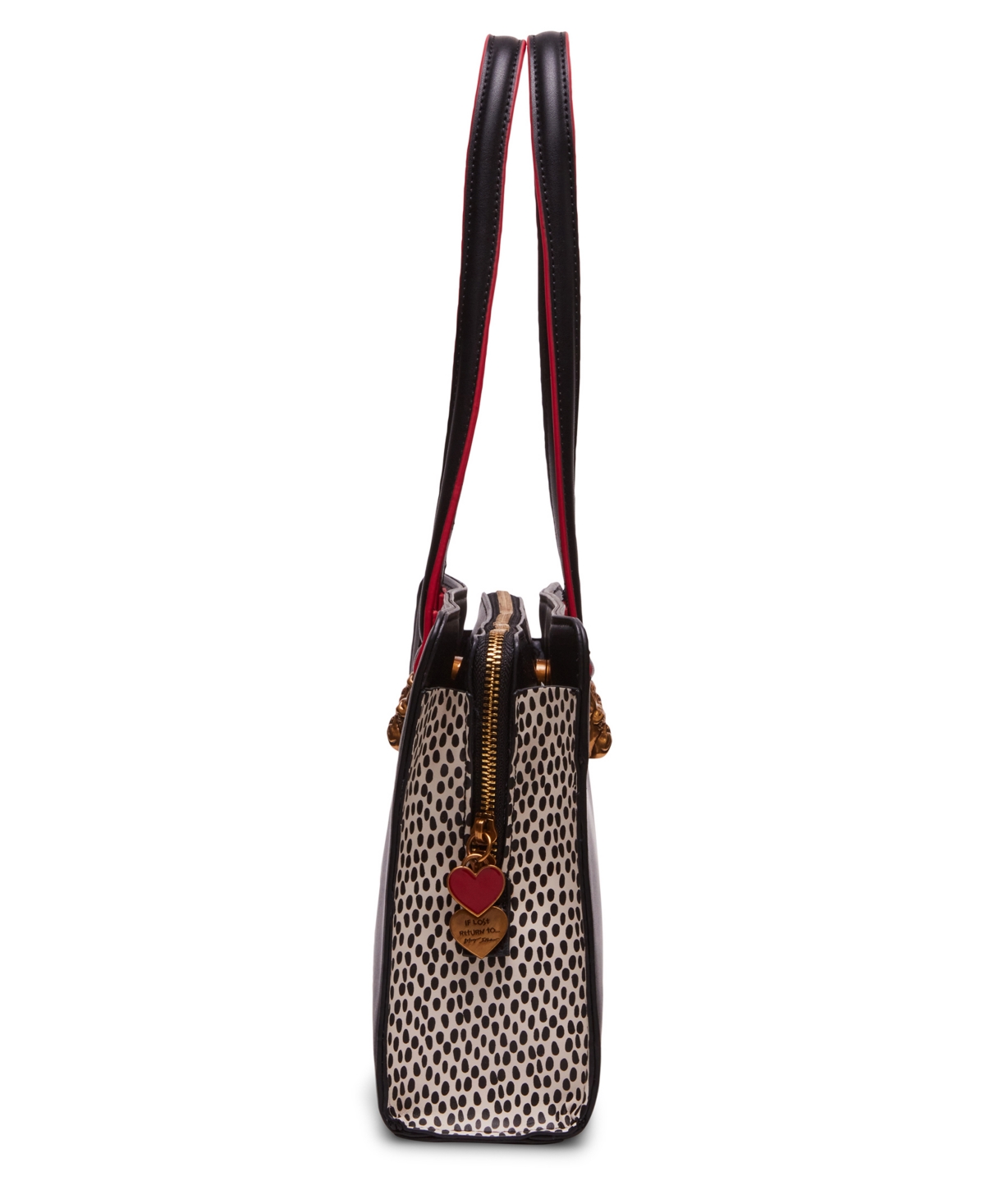 Betsey Johnson Frenchie 3-Compartment Satchel