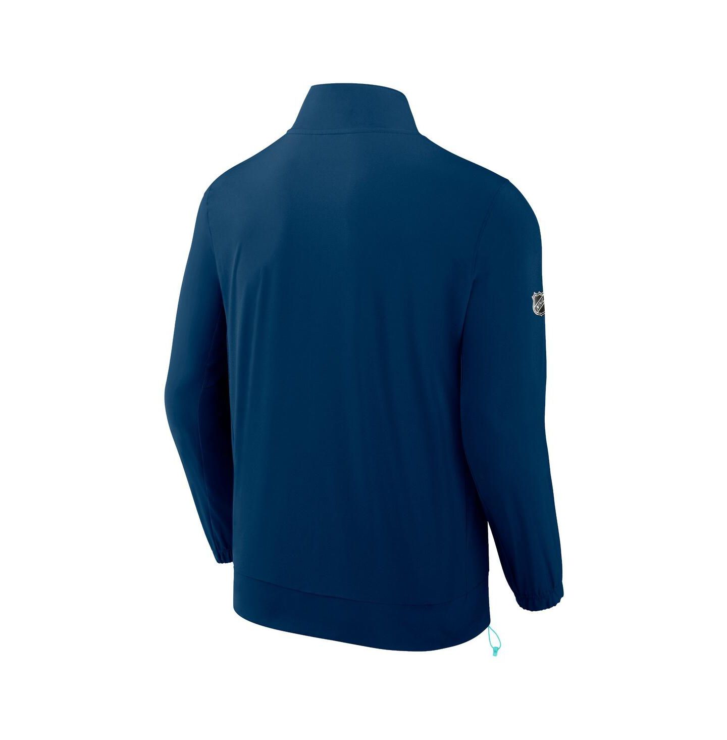 Мужская куртка Fanatics Deep Sea Blue Seattle Kraken Authentic Pro Rink Full-Zip — фото 3