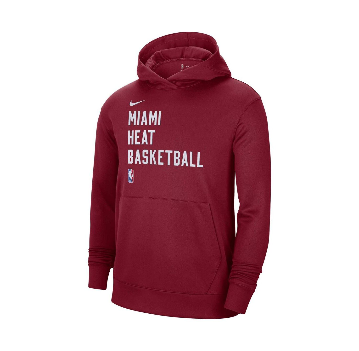 Men's and Women's Red Miami Heat 2023/24 Performance Spotlight On-Court Practice Pullover Hoodie