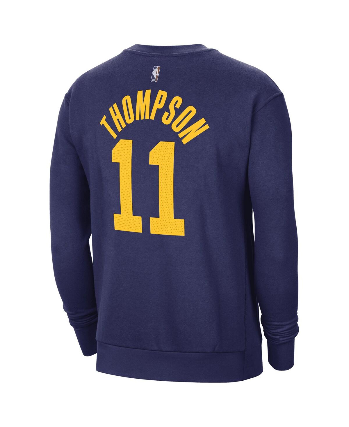 Men's Jordan Klay ThompsonGolden State Warriors Statement Name and Number Pullover Sweatshirt - Navy