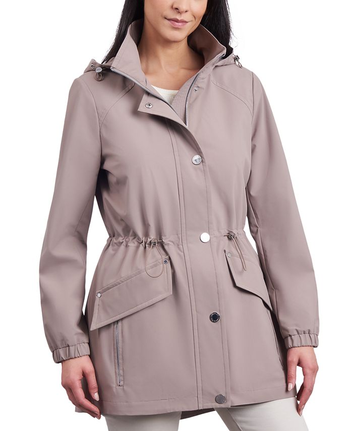 Outerwear London Fog Plus Size Hooded Raincoat London Fog Tower