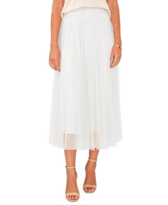 Vince Camuto - Women's Full Mesh Midi Skirt