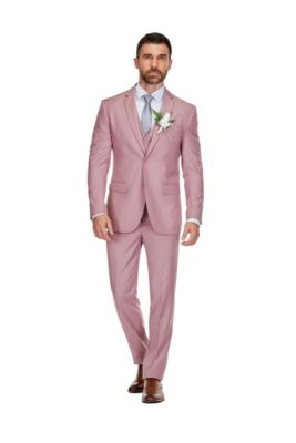 Men's 3-Piece Premium Vested 3-Piece Slim Fit Suit