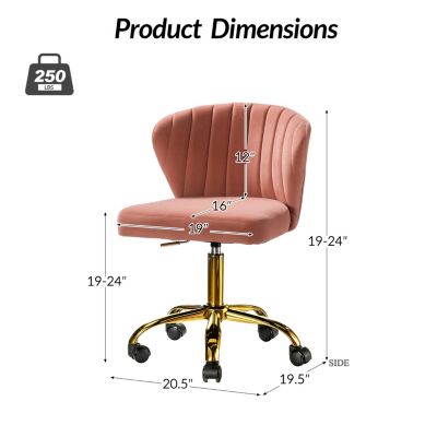 VEBREDA High Adjustable Back Executive Office Chair with Armrest-Brown