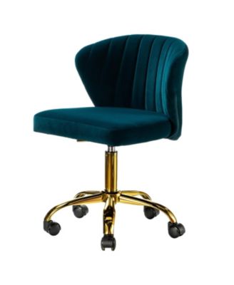 VEBREDA High Adjustable Back Executive Office Chair with Armrest-Brown