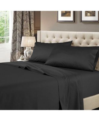 600-Thread Count Solid Cotton 4-Pc. Sheet Set, California King