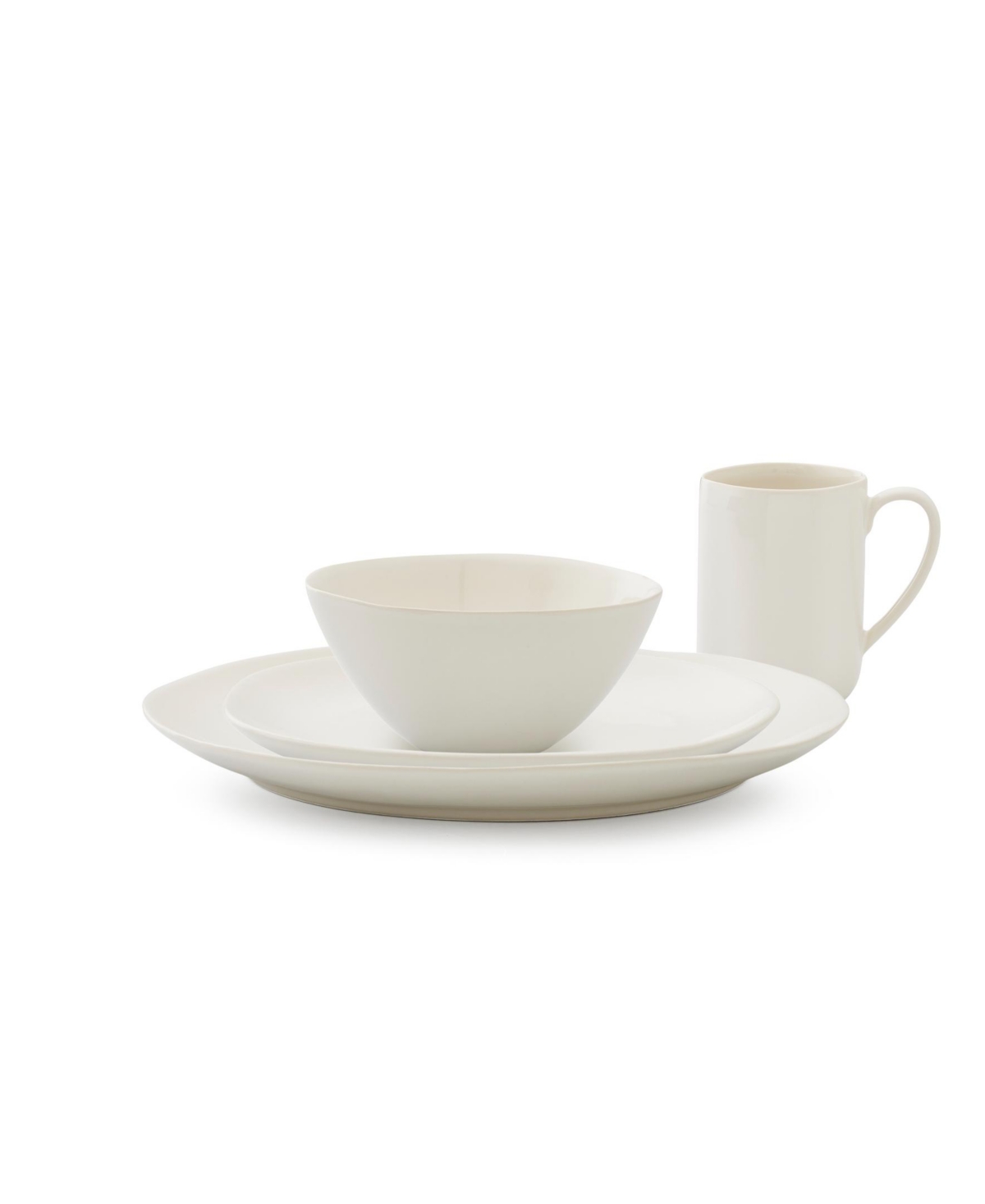 Portmeirion Sophie Conran Arbor 16 Dinnerware Set, Service For 4 In White