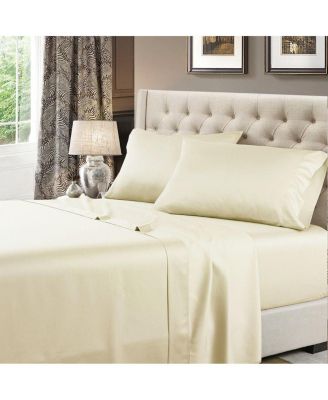 Low Profile (6-10 Inches) 608 Soft Cotton Sateen Sheet Set - USA
