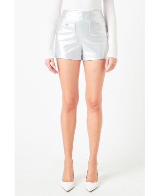 Women's Silver Outpocket Shorts