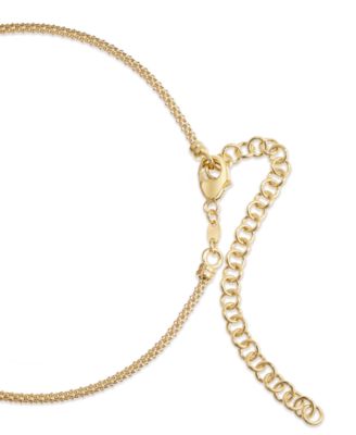 Lapis Lazuli Triple Drop Pendant Necklace in 14k Gold-Plated Sterling Silver, 18 + 3" extender (Also in Turquoise, Citrine, Amethyst, Garnet & Onyx)