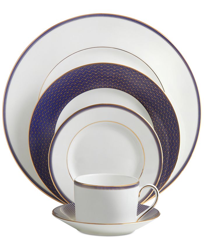 Waterford Fine China Lismore Platinum 5 Piece Place Setting 