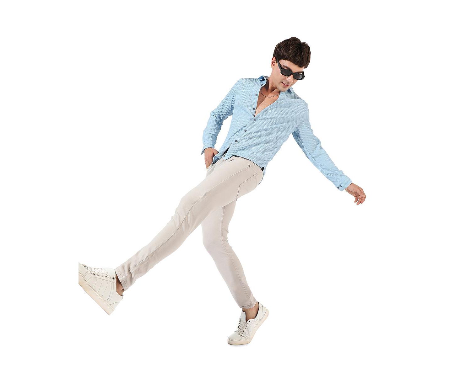 Men's Textured Casual Shirt