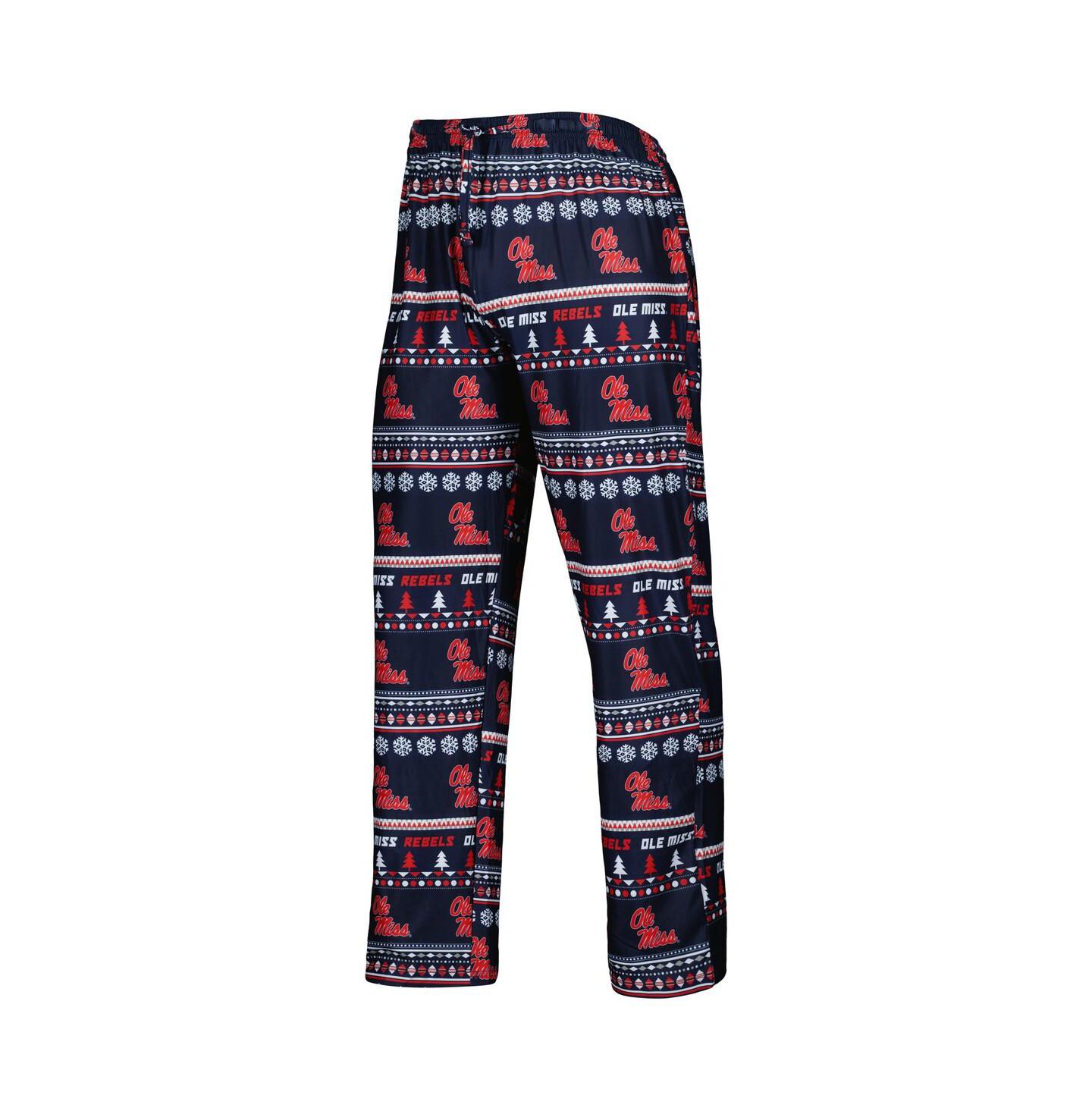 Мужская пижама Concepts Sport Ole Miss Rebels Swivel, Navy — фото 3