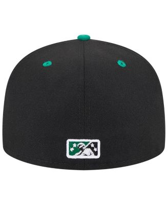 Men's Black Kannapolis Cannon Ballers Theme Nights Kannapolis Qs 59FIFTY Fitted Hat