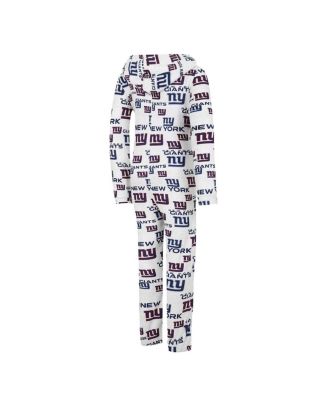 Women's Cream New York Giants Docket Hoodie Full-Zip Union Suit
