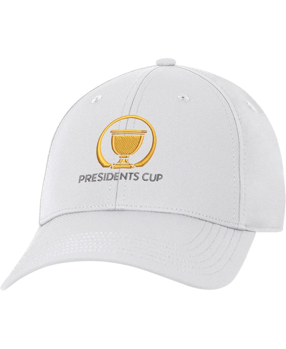 AHEAD MEN'S AND WOMEN'S AHEAD WHITE 2024 PRESIDENTS CUP STRATUS ADJUSTABLE HAT