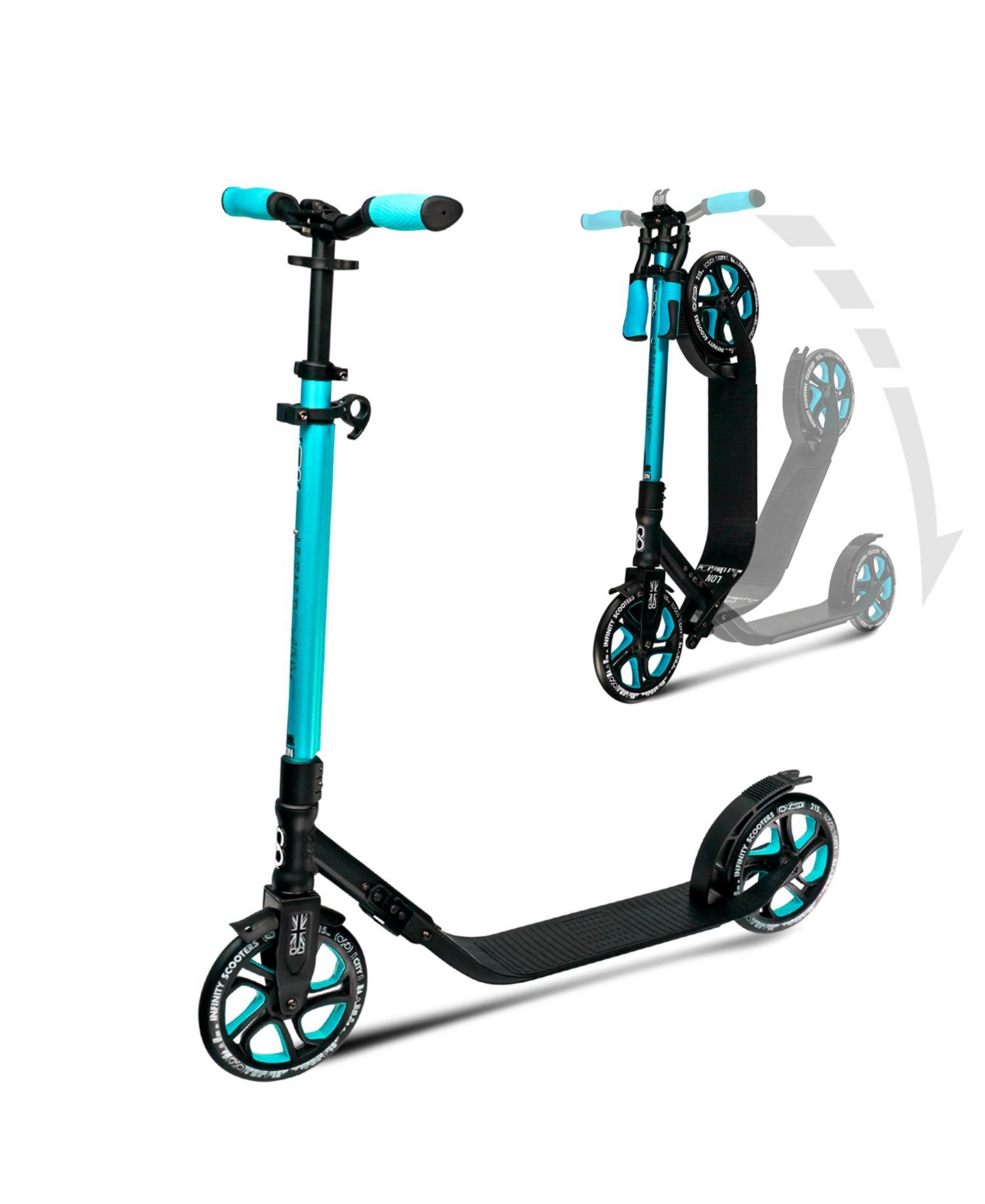 London Foldable Kick Scooter - Great Scooters For Teens And Adults - Gold