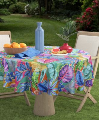 J Queen New York Hanalei Table Linens Collection In Blue