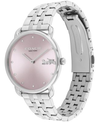 Women's Elliot Silver-Tone Stainless Steel Bracelet Watch 36mm