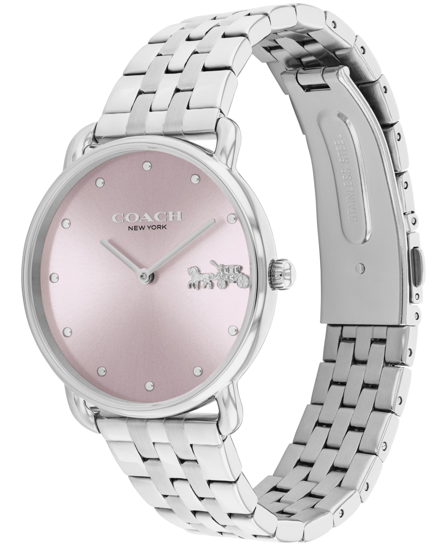 Women's Elliot Silver-Tone Stainless Steel Bracelet Watch 36mm