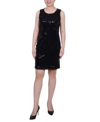 Petite Sequined Bolero Jacket and Dress Set, 2 Piece