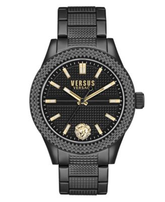 Versus Versace Women's Bayside Three Hand Black Stainless Steel