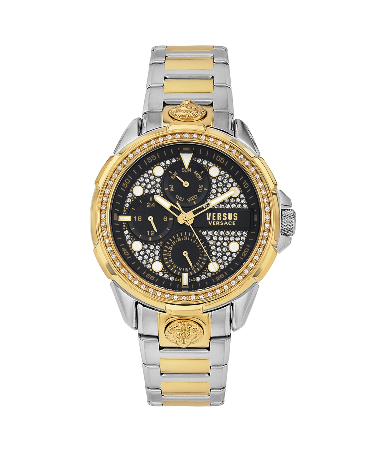 Men's 6E Arrondissement Multifunction Two-Tone Stainless Steel Watch 46mm - Two-Tone