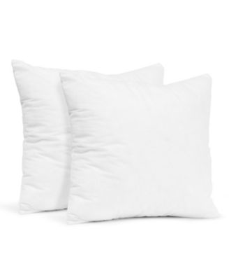 Nestl Throw Pillows for Couch, 16x16 Pillow Inserts, Soft Throw Pillow, Lightweight 16x16 Pillow, Machine Washable Sofa Pillows, White Throw Pillows
