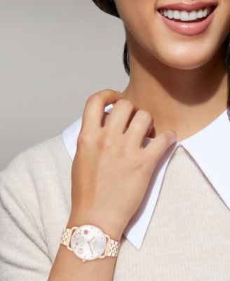 Women's Elliot Rose Gold-Tone Stainless Steel Bracelet Watch 36mm
