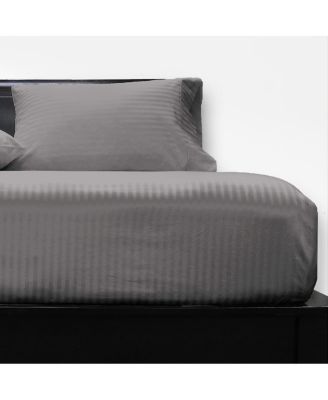 Low Profile (7-10 inches) 608 Damask Stripe Sheet Set USA, Queen