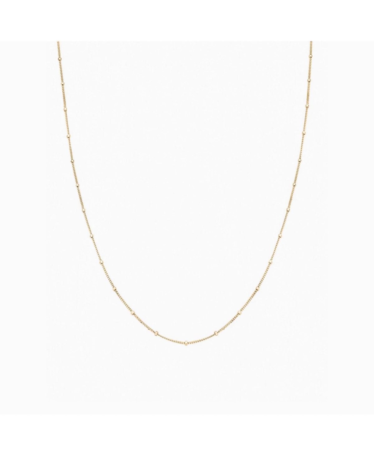 Savannah Basic Chain Necklace - Yellow gold
