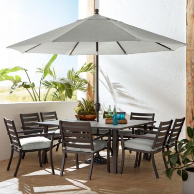 Astaire Outdoor 11' Umbrella + Umbrella Base, Created for Macy's