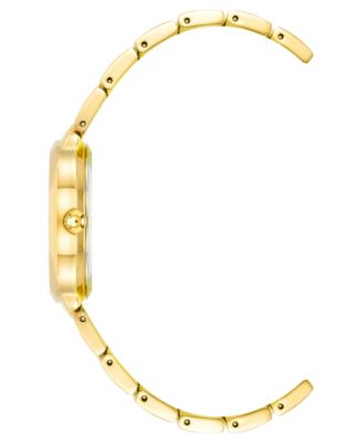 Women's Quartz Oval Gold-Tone Alloy Bracelet Watch, 26mm