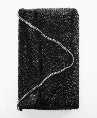 Women's Crystals Detail Chain Bag