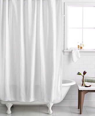 Hotel Collection Textured Wave Shower, The Texture Collection Shower Curtain