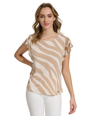macy's calvin klein womens tops