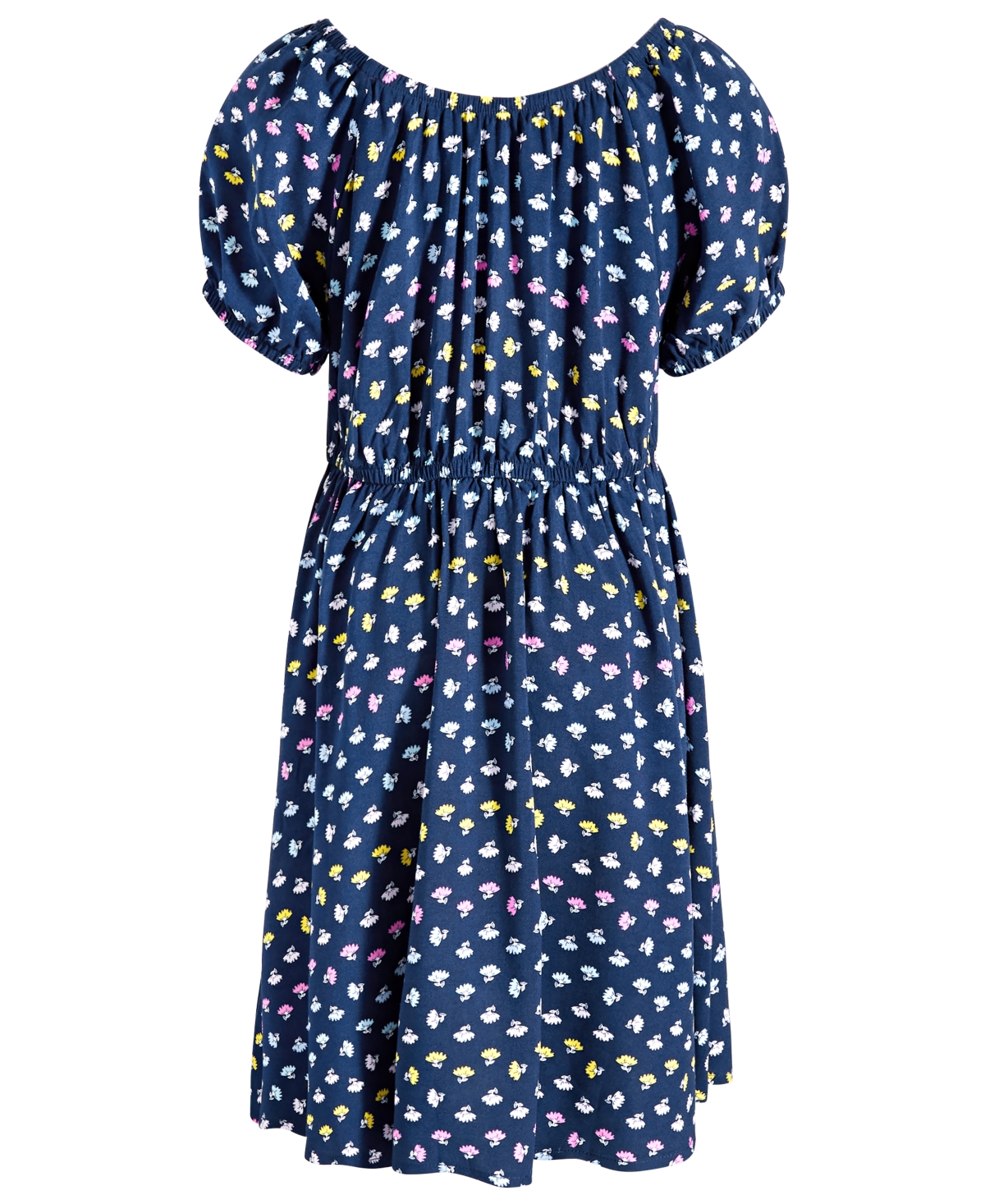 Epic Threads Big Girls Daisy Stripe Printed Peasant Dress, Created for Macy's