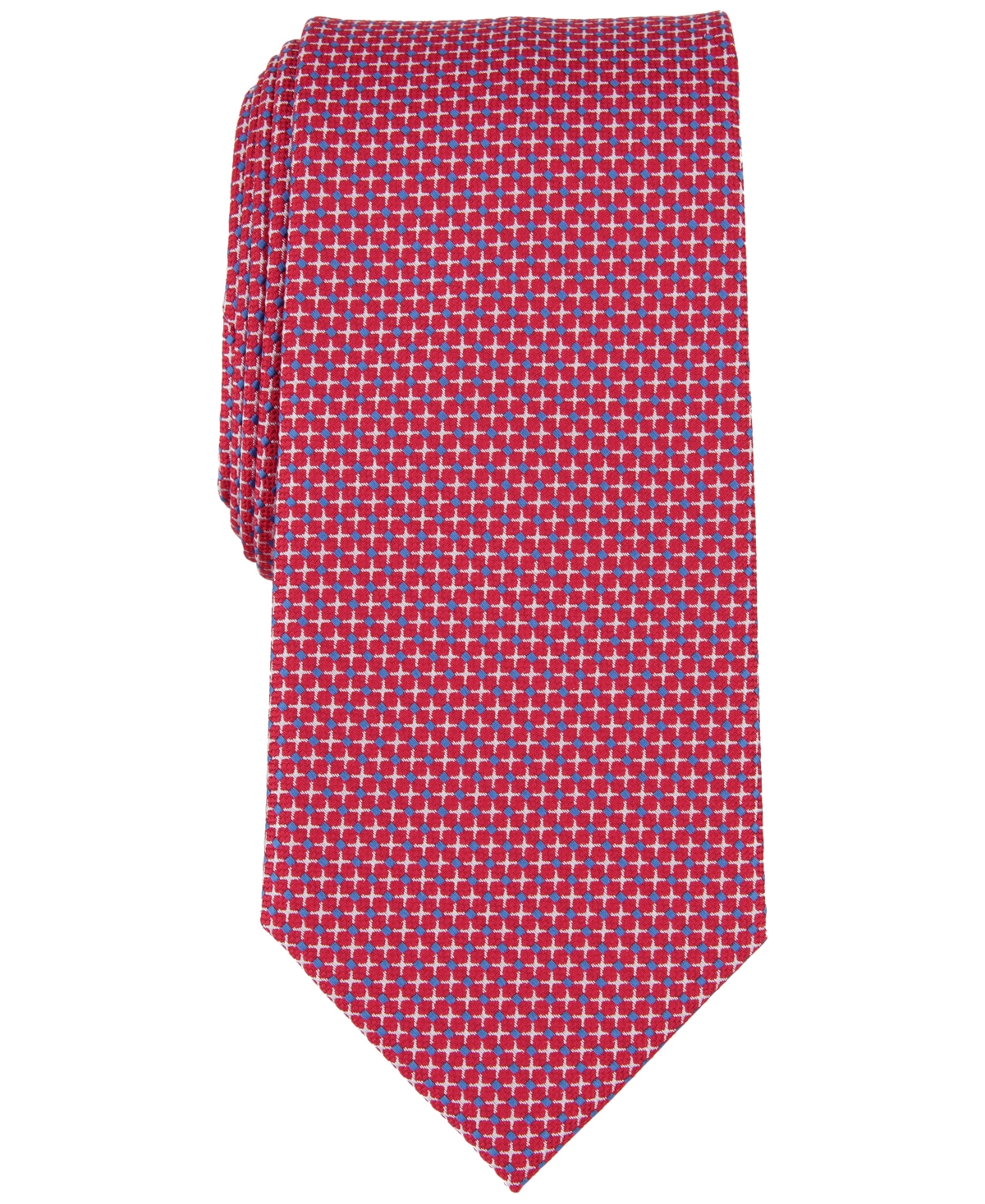 Nautica Men's Rhea Mini-geo Tie In Red
