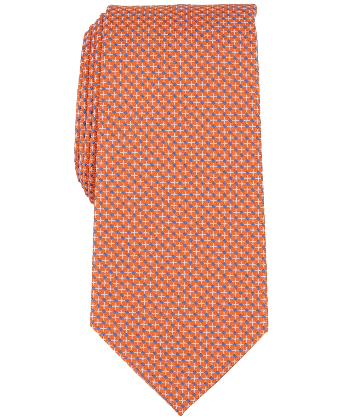 Nautica Men's Rhea Mini-geo Tie In Orange