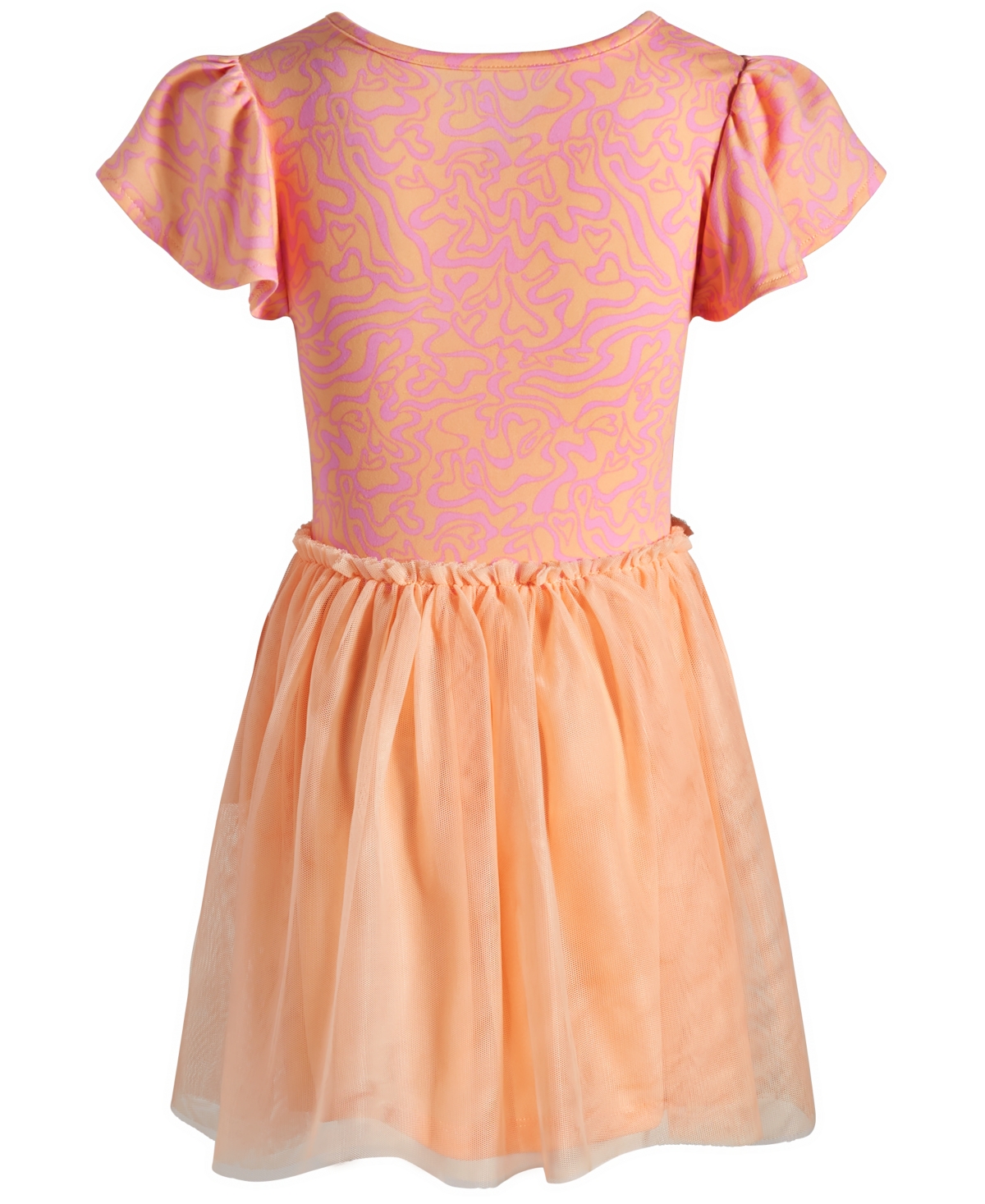 Shop Epic Threads Little Girls Heart Swirl Tutu Dress, Created For Macy's In Peach Foam