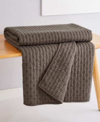 Cross Stitch Reversible Quilted Throw, 50" x 60"