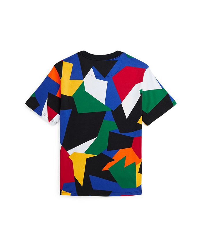 Polo Ralph Lauren Big Boys Abstract-Print Cotton Jersey T-shirt - Macy's