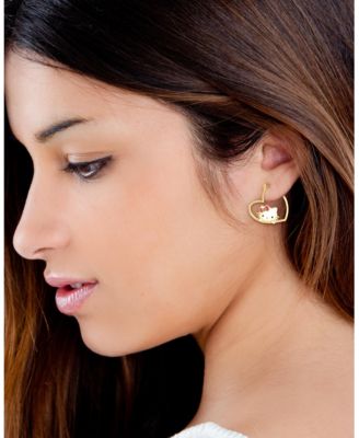 Sanrio Heart Hoop Earrings