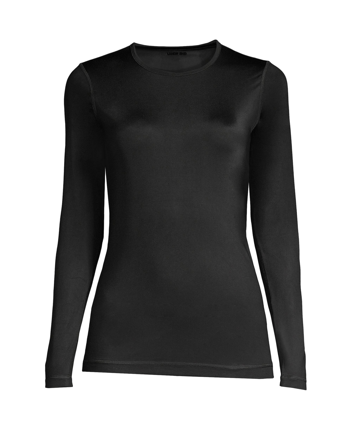 Petite Thermaskin Heat Long Sleeve Crewneck Long Underwear Top - Deep sea navy